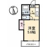 ヴィラ光陽A棟 1Kの間取り