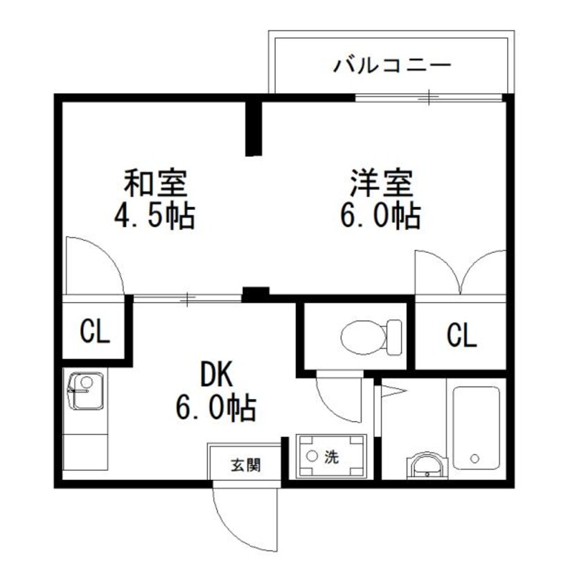 間取図 ハイツリバティーⅠ