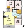 セレスト・パレ 3LDKの間取り