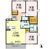 セレスト・パレ 3LDKの間取り