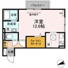 ル・ヴァン・クレール 1Rの間取り