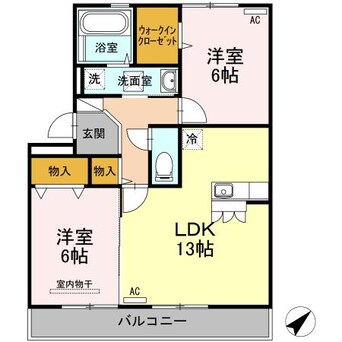 間取図 リビングタウン浜坂