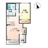 カーサ　イリス 1LDKの間取り