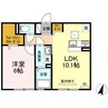 フセ アル・ソーレ 1LDKの間取り