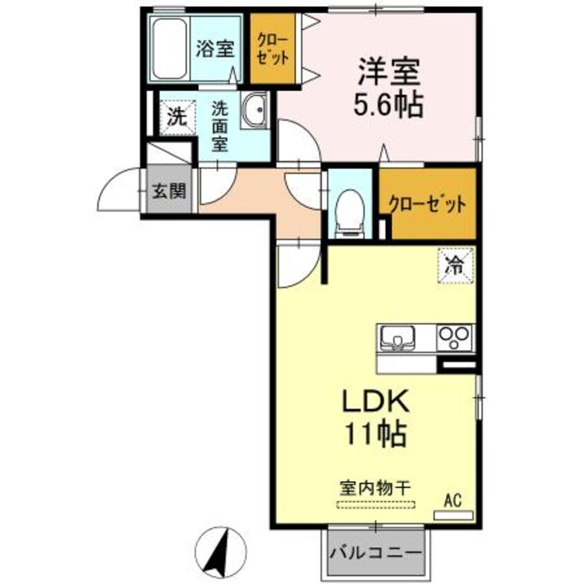 間取図 フセ アル・ソーレ