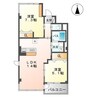 ティアクラウン 2LDKの間取り