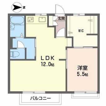 間取図 メゾンドグレープA棟