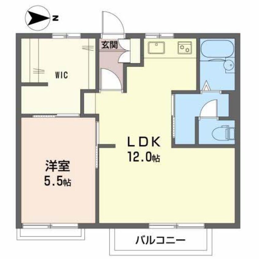 間取図 メゾンドグレープA棟