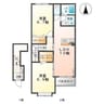 エグゼ徳尾 2LDKの間取り