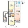 エグゼ徳尾 2LDKの間取り