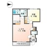 ゴーディアス 1LDKの間取り