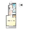 アルページュ 1Kの間取り