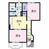 Ｃｅｎｔｕｒｙ２１ 2DKの間取り