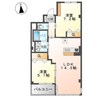ゼルコバ 2LDKの間取り