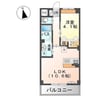 ゼルコバ 1LDKの間取り