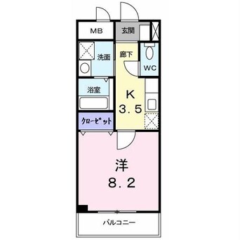 間取図 スタディオ・フラット田島