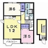 シュクセ・ベージョⅡ 2LDKの間取り