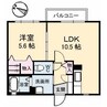 シャーメゾン秋里 1LDKの間取り