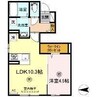 ソラティオ 1LDKの間取り
