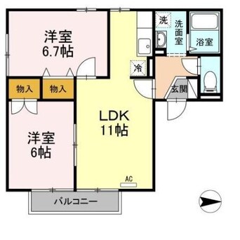 間取図 エスポワールＭ