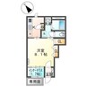 フィリア浜坂 1Kの間取り
