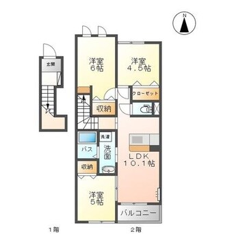 間取図 サン・ライズ