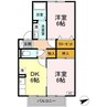 ファミリーコーポ 2DKの間取り