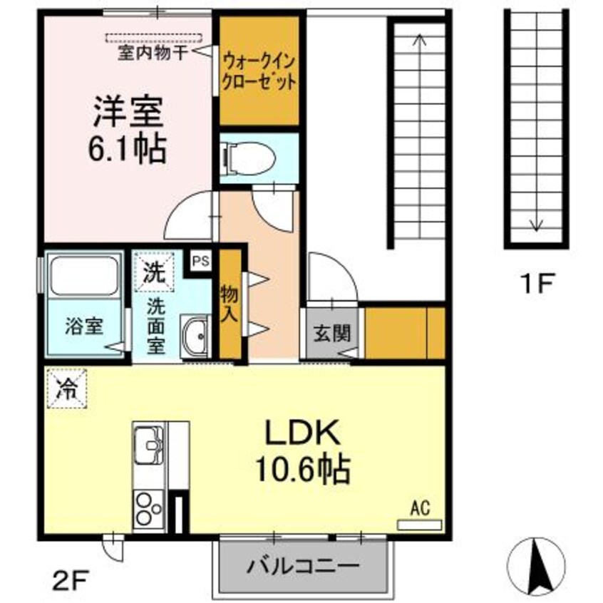 間取図 ツインヒルズB