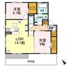 風雅　弐 2LDKの間取り