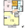 Kikumomo 1LDKの間取り