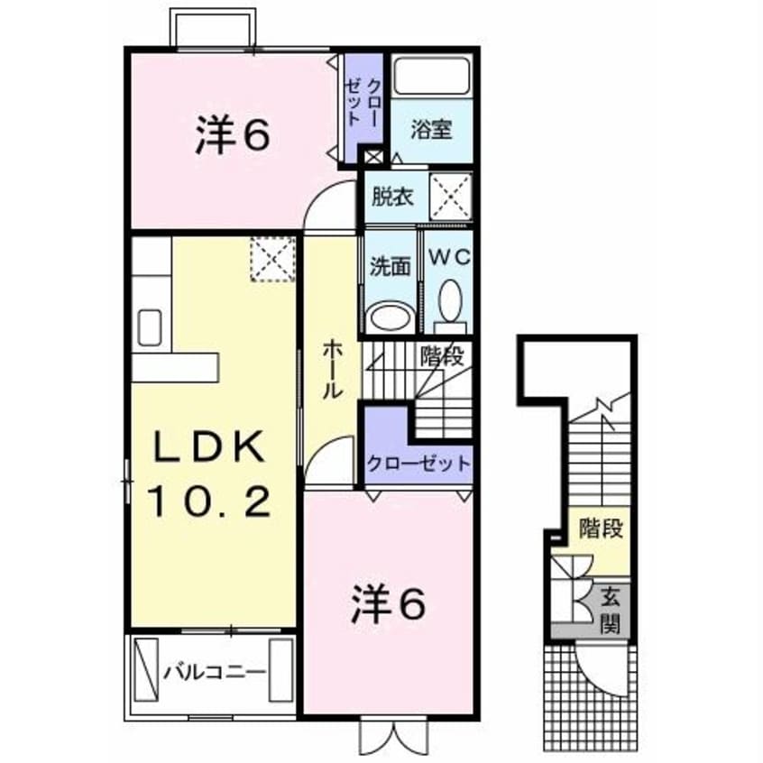 間取図 カプリス・ノヴァA