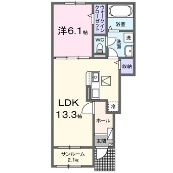 間取図 ヒカルサ鳥取浜村Ⅱ