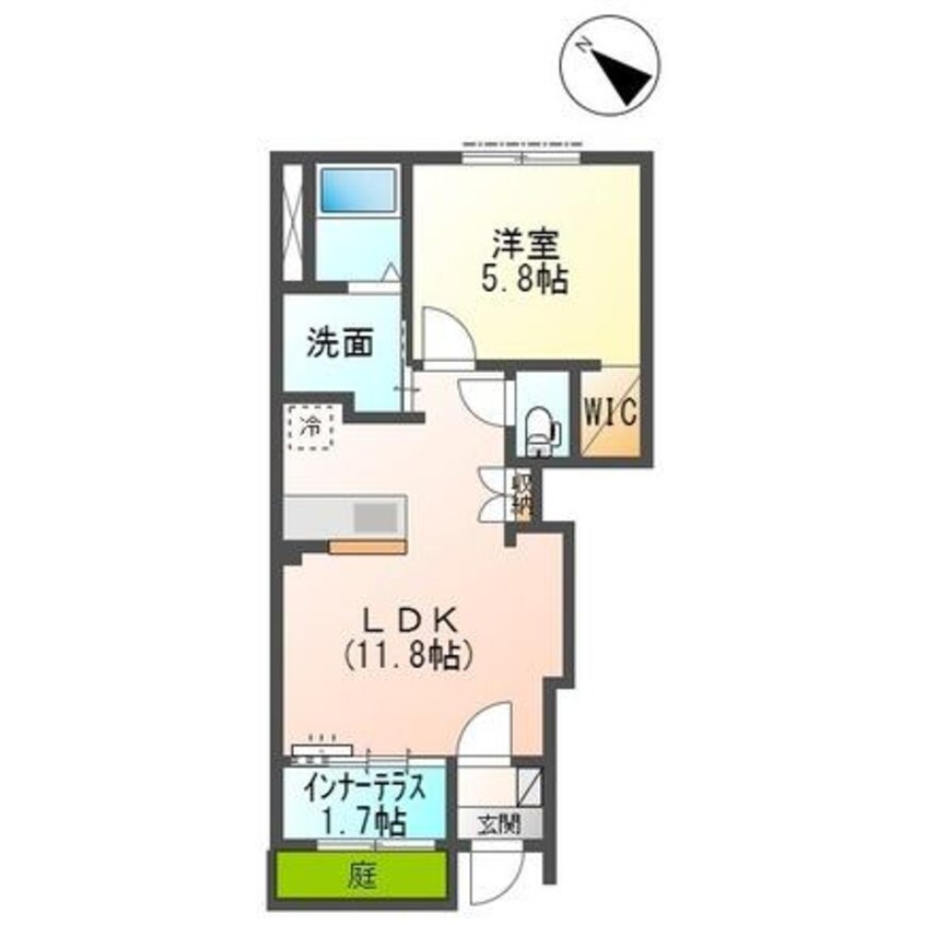 間取図 スターテラス賀露町南（仮）