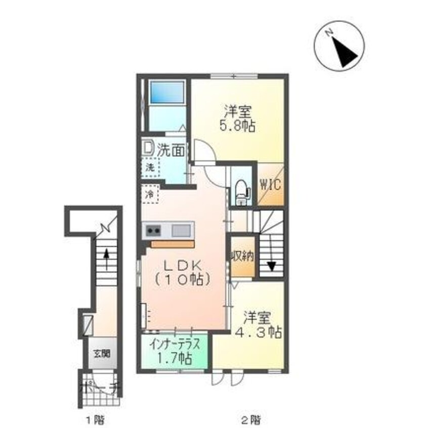 間取図 ローズガーデン