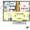 アル・ソーレ 1LDKの間取り