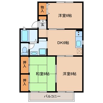 間取図 セジュールパークリブ