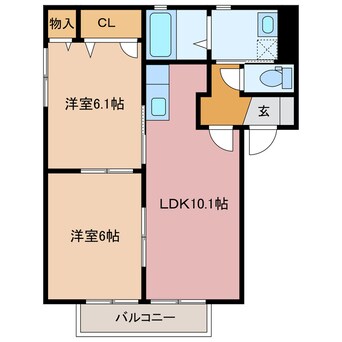 間取図 メゾンシャンティ