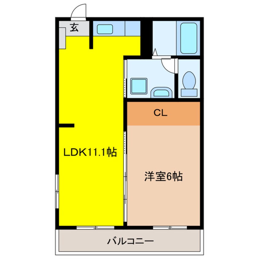 間取図 ルームミニオンＡ