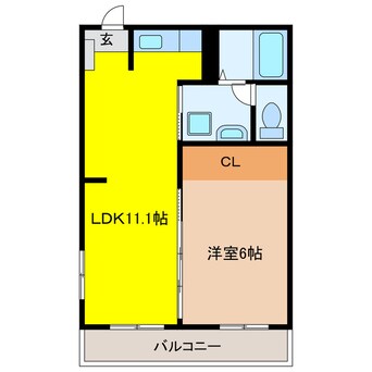 間取図 ルームミニオンＡ