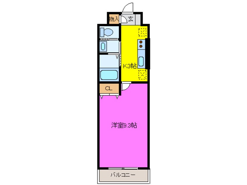 間取図 ル・リオン中島