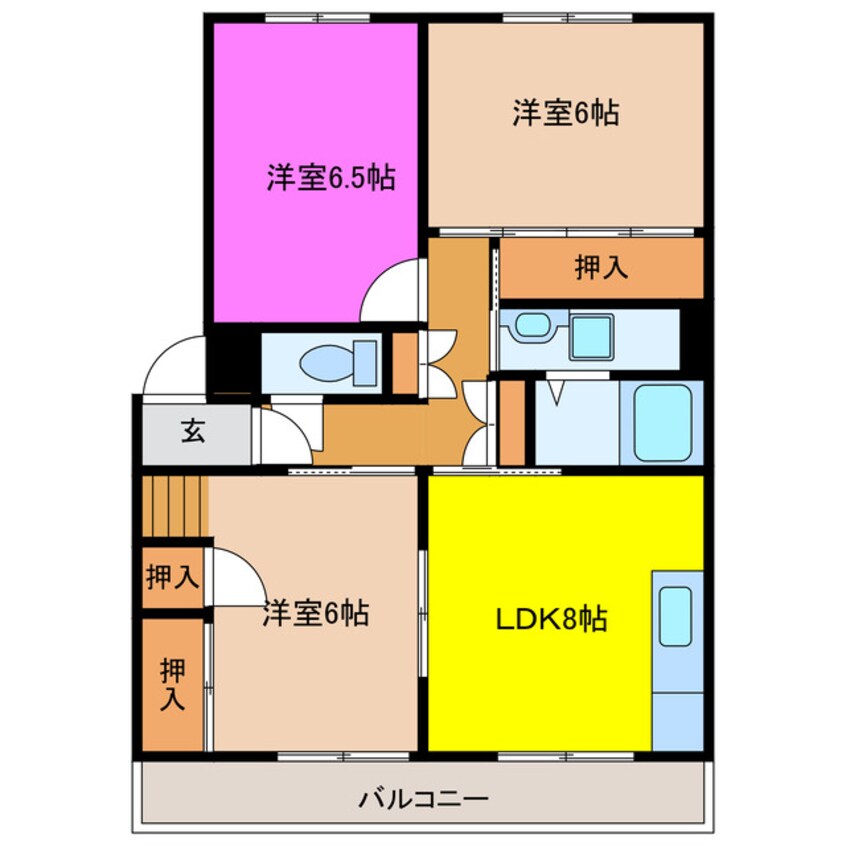 間取図 柔美和マンションはまぼう