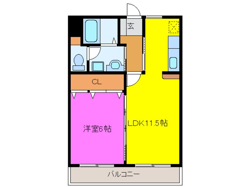 間取図 ラフォーレ中里