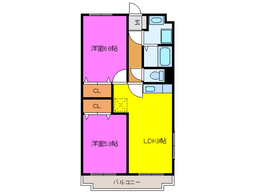 間取図 シャトーププレ