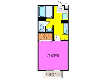 間取図 ヴィラ梅小路Ｂ