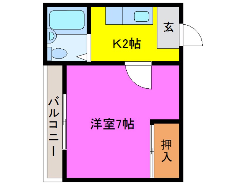 間取図 メゾンフェニックスⅢ