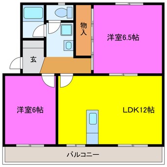 間取図 上島マンション