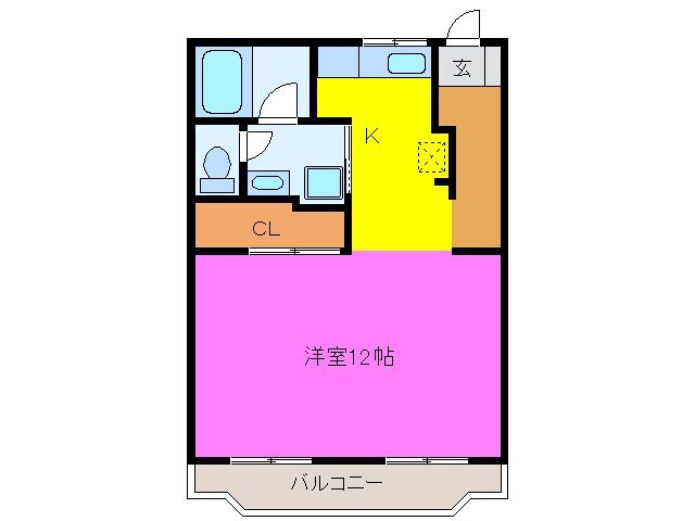 間取り図 ルームミニオンＢ