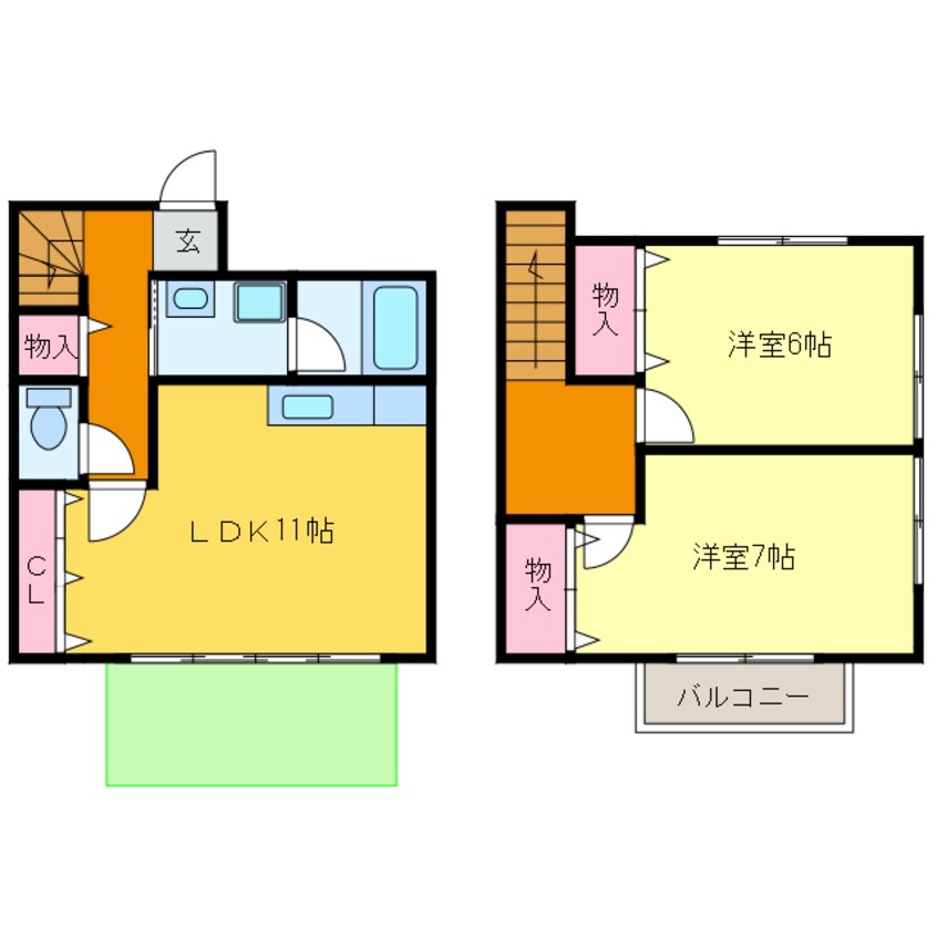 間取図 プレステージＵ