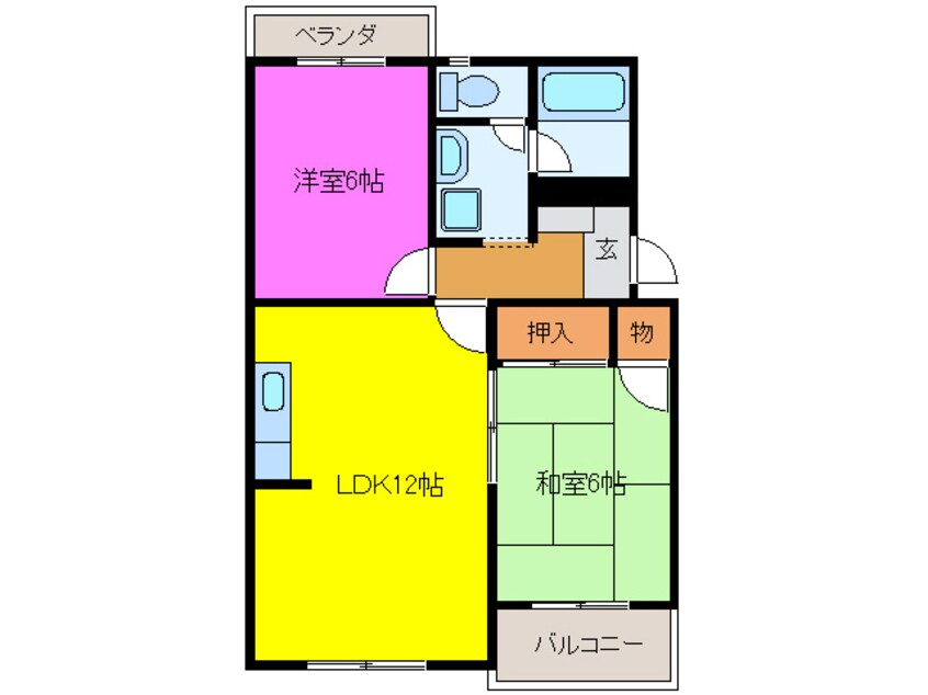 間取図 ラフィーネＫ