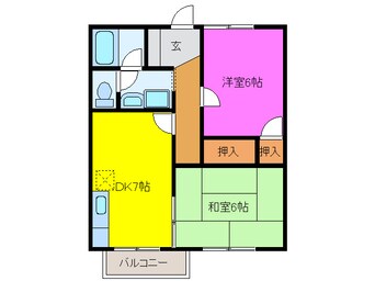 間取図 メゾンドふみ